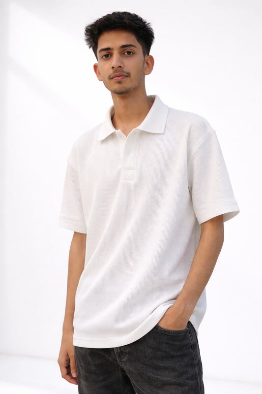 Waffle Texture Polo